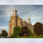 Logan Utah Temple House on a Hill