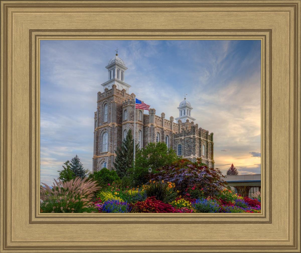 Logan Utah Temple Mountain of God