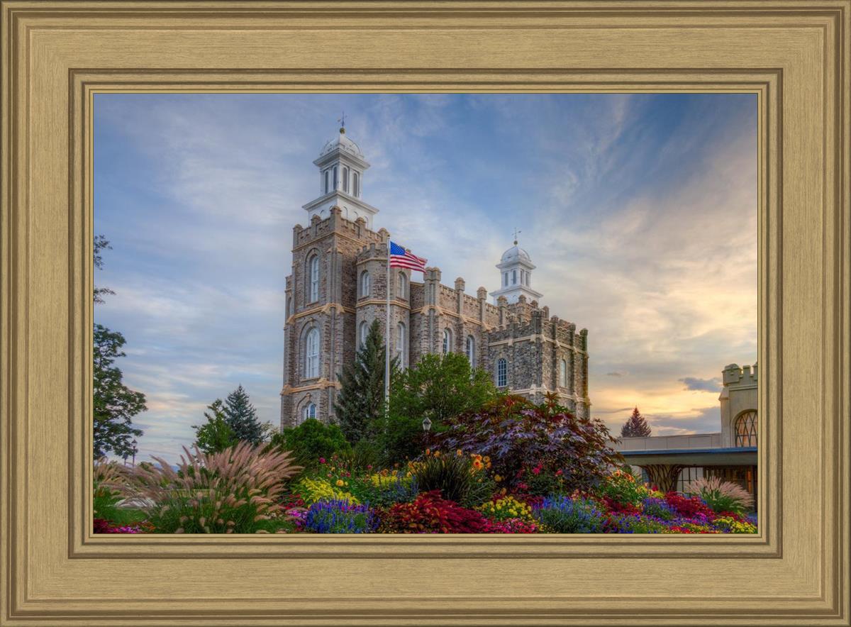 Logan Utah Temple Mountain of God