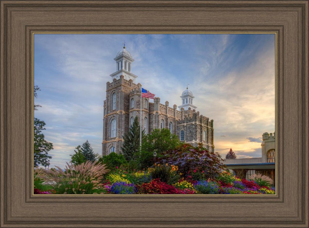 Logan Utah Temple Mountain of God
