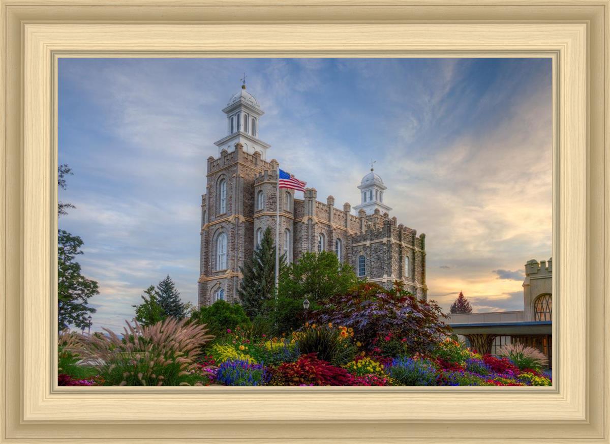 Logan Utah Temple Mountain of God