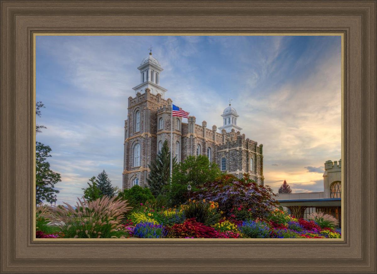 Logan Utah Temple Mountain of God