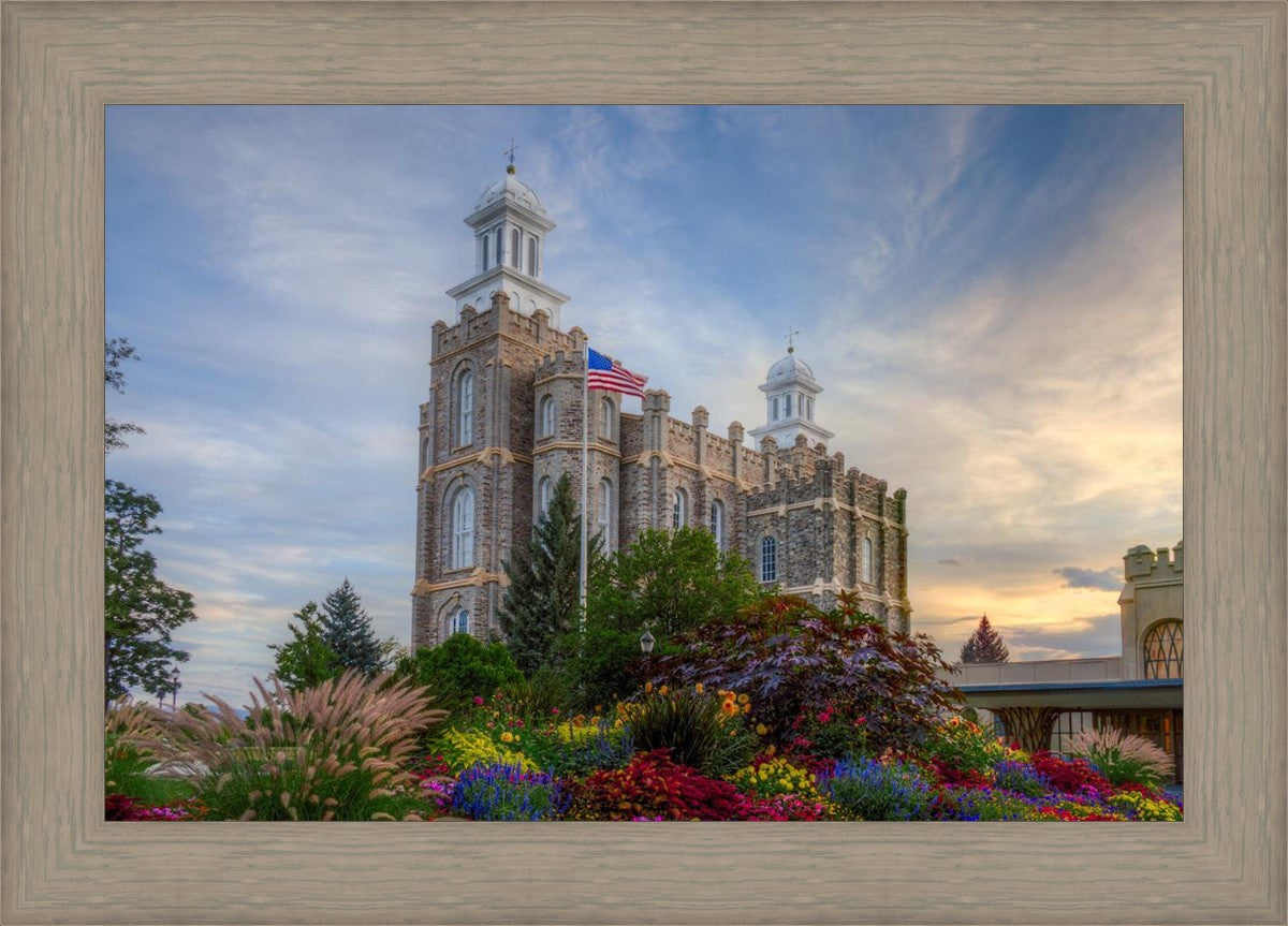 Logan Utah Temple Mountain of God