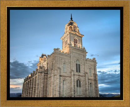 Manti Utah Temple His House of Peace Gallery Wrap