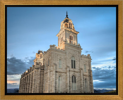 Manti Utah Temple His House of Peace Gallery Wrap