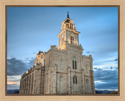 Manti Utah Temple His House of Peace Gallery Wrap