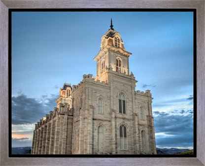 Manti Utah Temple His House of Peace Gallery Wrap