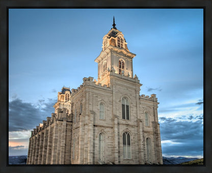 Manti Utah Temple His House of Peace Gallery Wrap