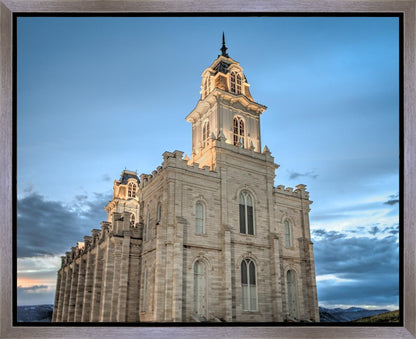Manti Utah Temple His House of Peace Gallery Wrap
