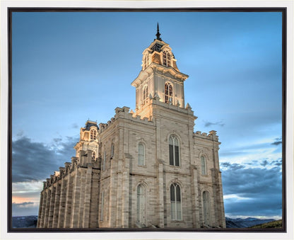Manti Utah Temple His House of Peace Gallery Wrap