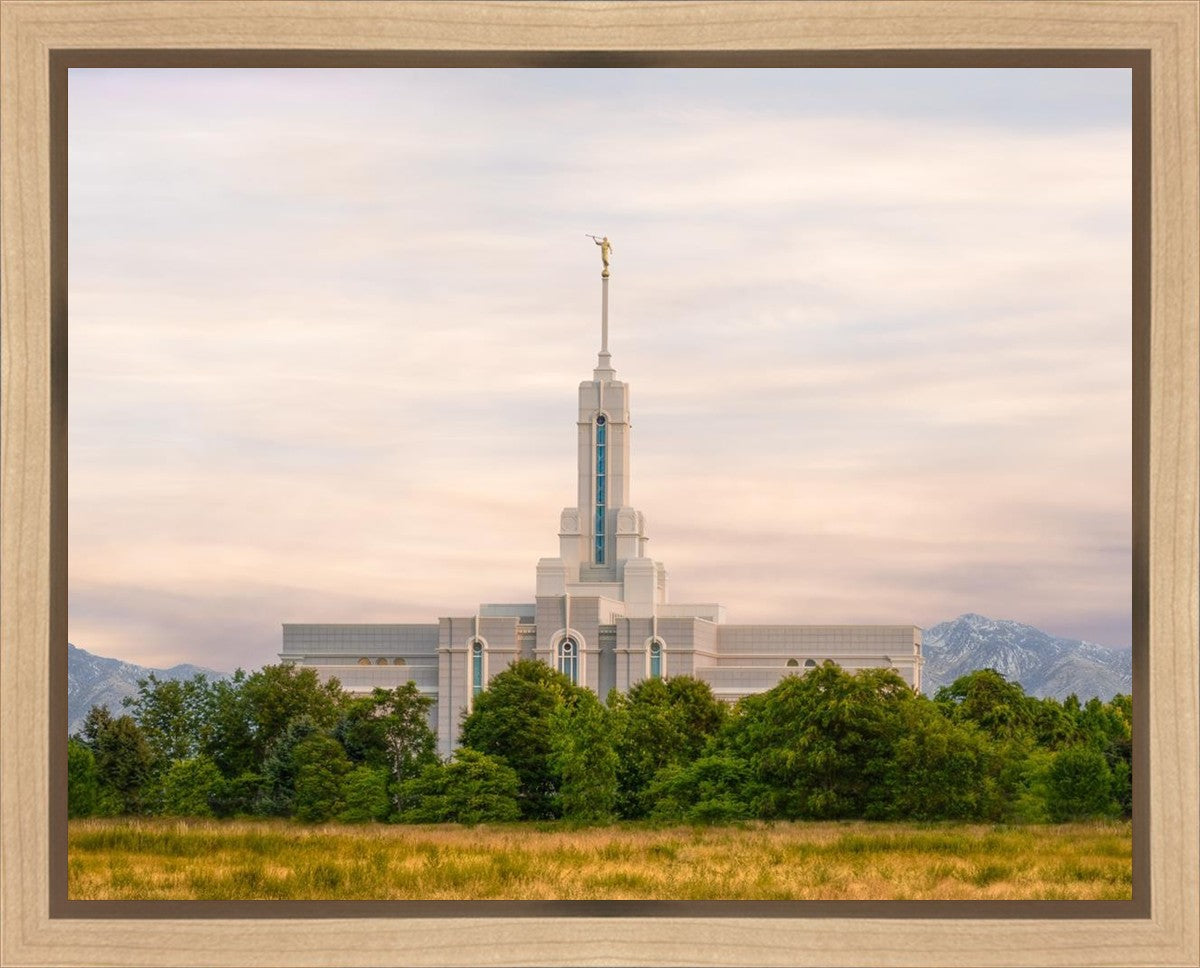 Mt. Timpanogos Utah Temple A Celestial House Gallery Wrap
