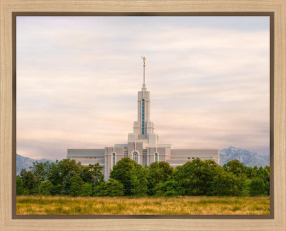 Mt. Timpanogos Utah Temple A Celestial House Gallery Wrap