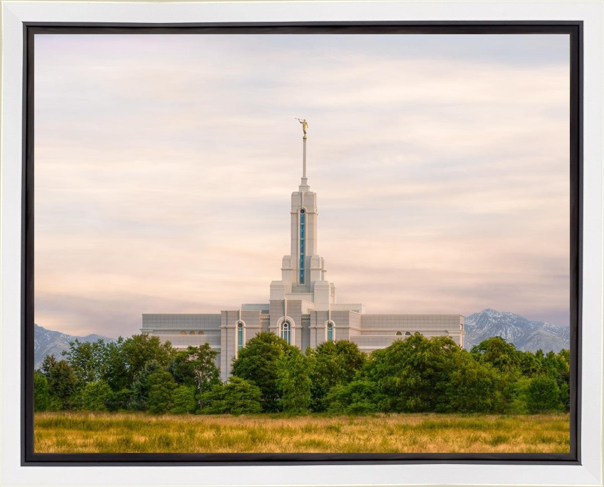 Mt. Timpanogos Utah Temple A Celestial House Gallery Wrap