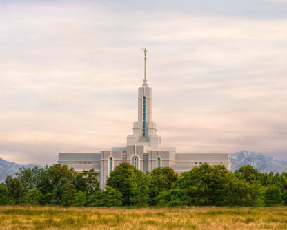 Mt. Timpanogos Utah Temple A Celestial House Gallery Wrap