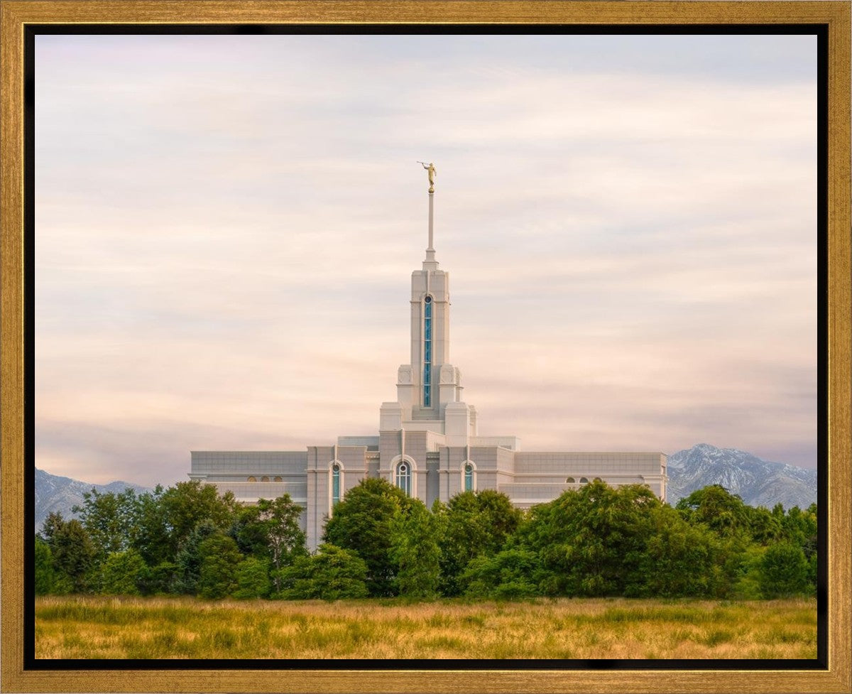 Mt. Timpanogos Utah Temple A Celestial House Gallery Wrap