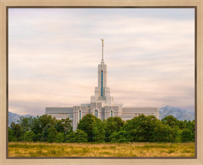 Mt. Timpanogos Utah Temple A Celestial House Gallery Wrap