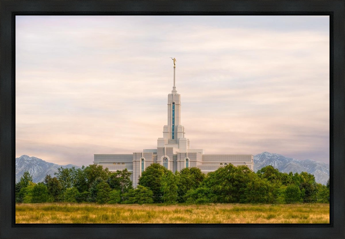Mt. Timpanogos Utah Temple A Celestial House Gallery Wrap
