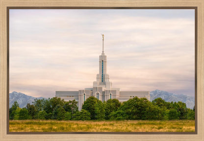 Mt. Timpanogos Utah Temple A Celestial House Gallery Wrap