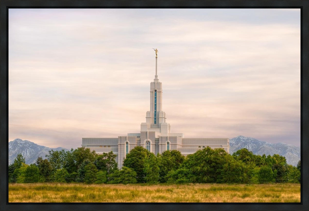 Mt. Timpanogos Utah Temple A Celestial House Gallery Wrap