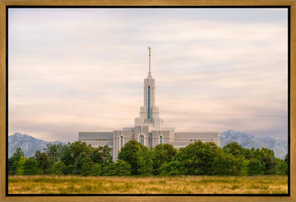 Mt. Timpanogos Utah Temple A Celestial House Gallery Wrap
