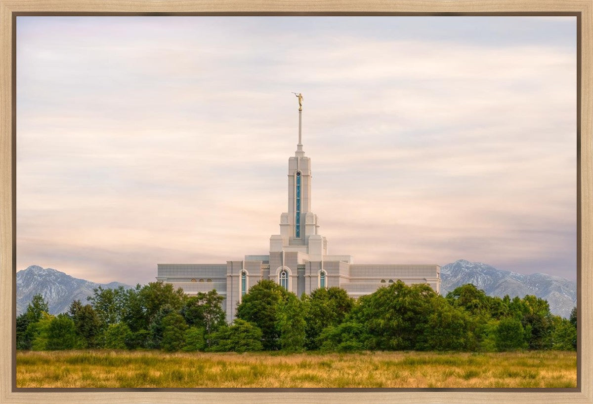 Mt. Timpanogos Utah Temple A Celestial House Gallery Wrap