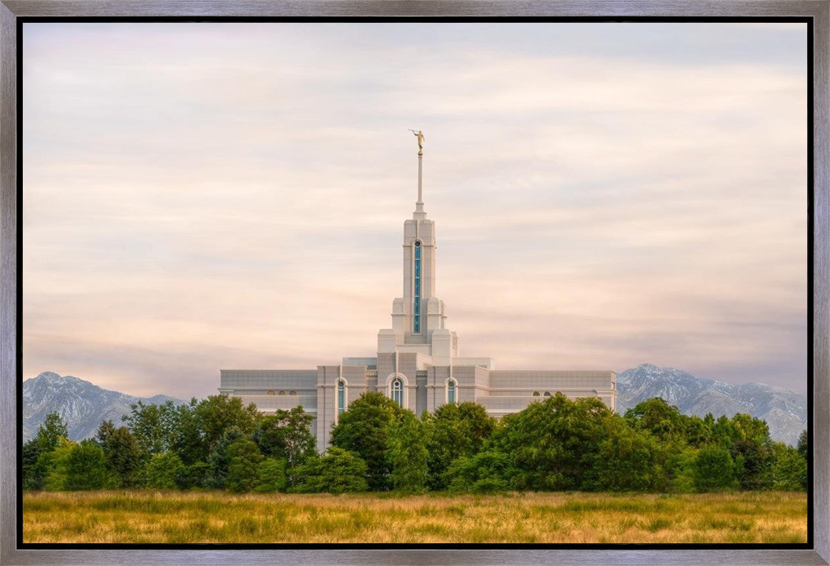 Mt. Timpanogos Utah Temple A Celestial House Gallery Wrap