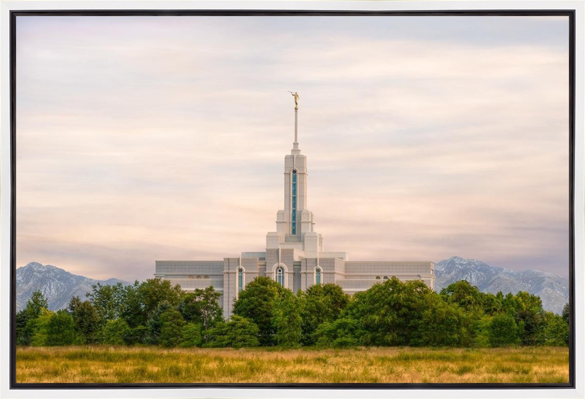Mt. Timpanogos Utah Temple A Celestial House Gallery Wrap
