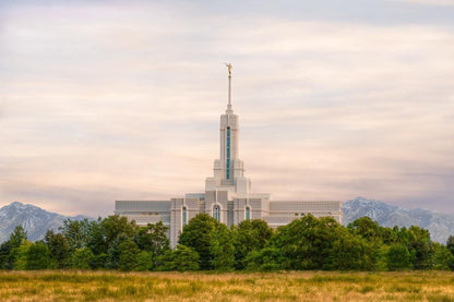 Mt. Timpanogos Utah Temple A Celestial House Gallery Wrap