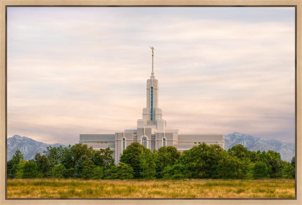 Mt. Timpanogos Utah Temple A Celestial House Gallery Wrap