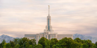 Mt. Timpanogos Utah Temple A Celestial House Gallery Wrap