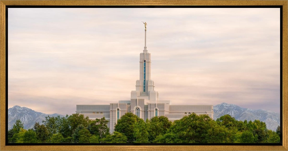 Mt. Timpanogos Utah Temple A Celestial House Gallery Wrap