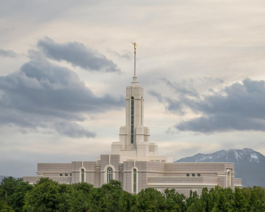 Mt. Timpanogos Utah Temple A Temple of Prayer Gallery Wrap