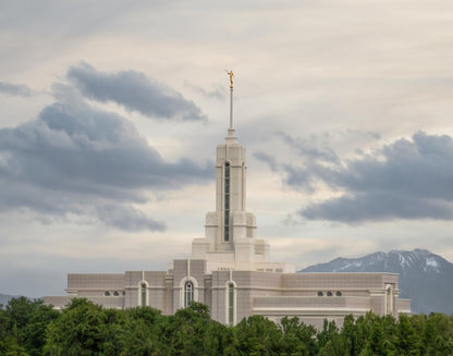 Mt. Timpanogos Utah Temple A Temple of Prayer Gallery Wrap