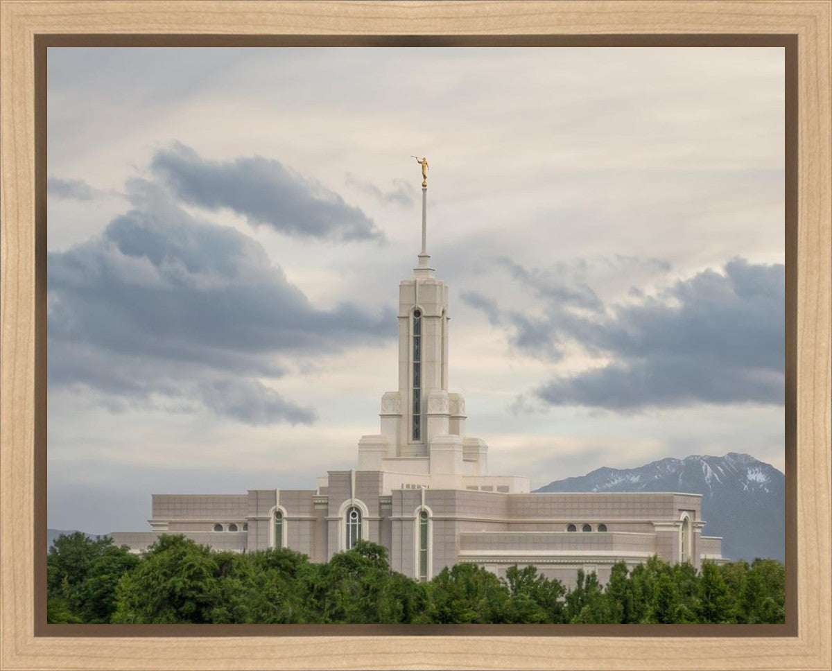 Mt. Timpanogos Utah Temple A Temple of Prayer Gallery Wrap