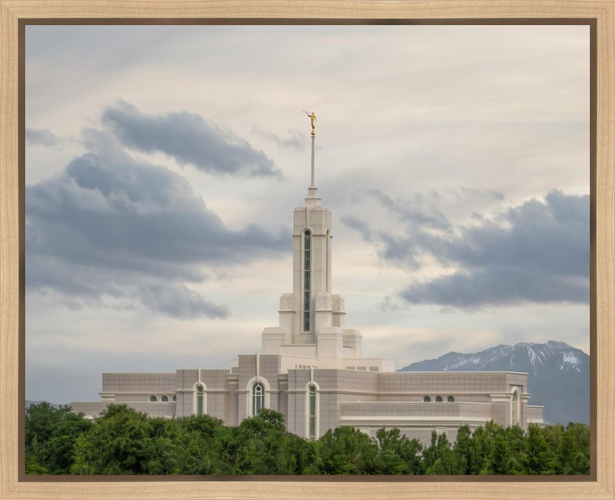 Mt. Timpanogos Utah Temple A Temple of Prayer Gallery Wrap