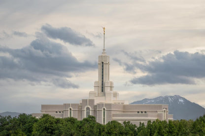 Mt. Timpanogos Utah Temple A Temple of Prayer Gallery Wrap