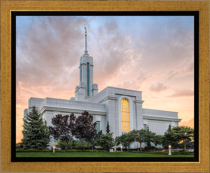Mt. Timpanogos Utah Temple House of Light Gallery Wrap