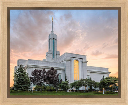 Mt. Timpanogos Utah Temple House of Light Gallery Wrap