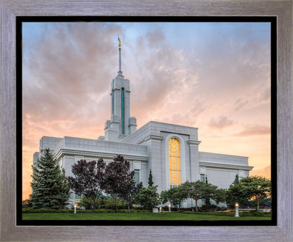 Mt. Timpanogos Utah Temple House of Light Gallery Wrap