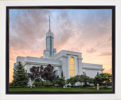 Mt. Timpanogos Utah Temple House of Light Gallery Wrap