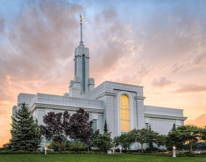 Mt. Timpanogos Utah Temple House of Light Gallery Wrap
