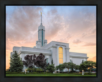 Mt. Timpanogos Utah Temple House of Light Gallery Wrap