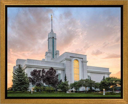 Mt. Timpanogos Utah Temple House of Light Gallery Wrap