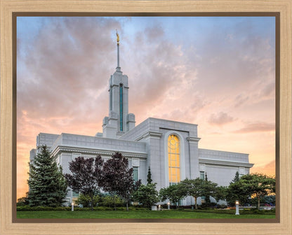 Mt. Timpanogos Utah Temple House of Light Gallery Wrap