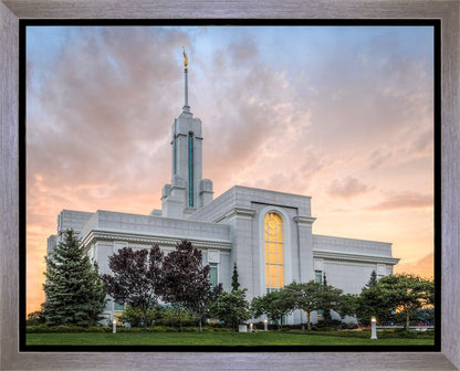 Mt. Timpanogos Utah Temple House of Light Gallery Wrap