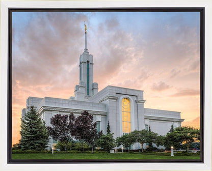 Mt. Timpanogos Utah Temple House of Light Gallery Wrap