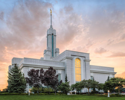 Mt. Timpanogos Utah Temple House of Light Gallery Wrap