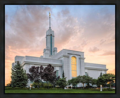 Mt. Timpanogos Utah Temple House of Light Gallery Wrap