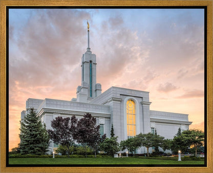 Mt. Timpanogos Utah Temple House of Light Gallery Wrap