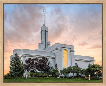 Mt. Timpanogos Utah Temple House of Light Gallery Wrap